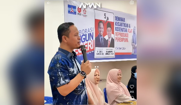 Calon Wako Agung Nugroho Jadi Pembicara Seminar Kecantikan & Alat Reproduksi Perempuan 
