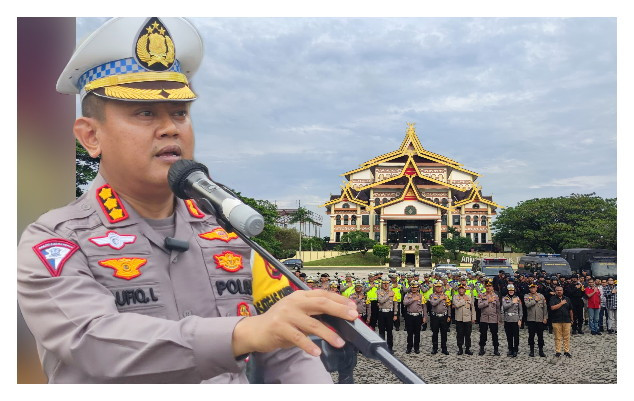 Kombes Taufiq Pimpin Langsung Show of Forces Patroli Skala Besar ke Sejumlah Gereja