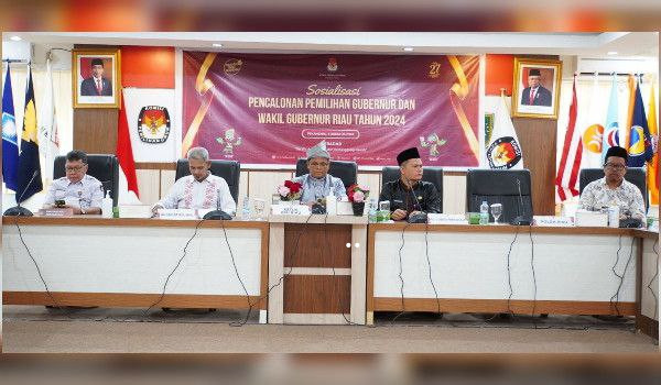 KPU RIAU Sosialisasikan Syarat Calon Kepala Daerah