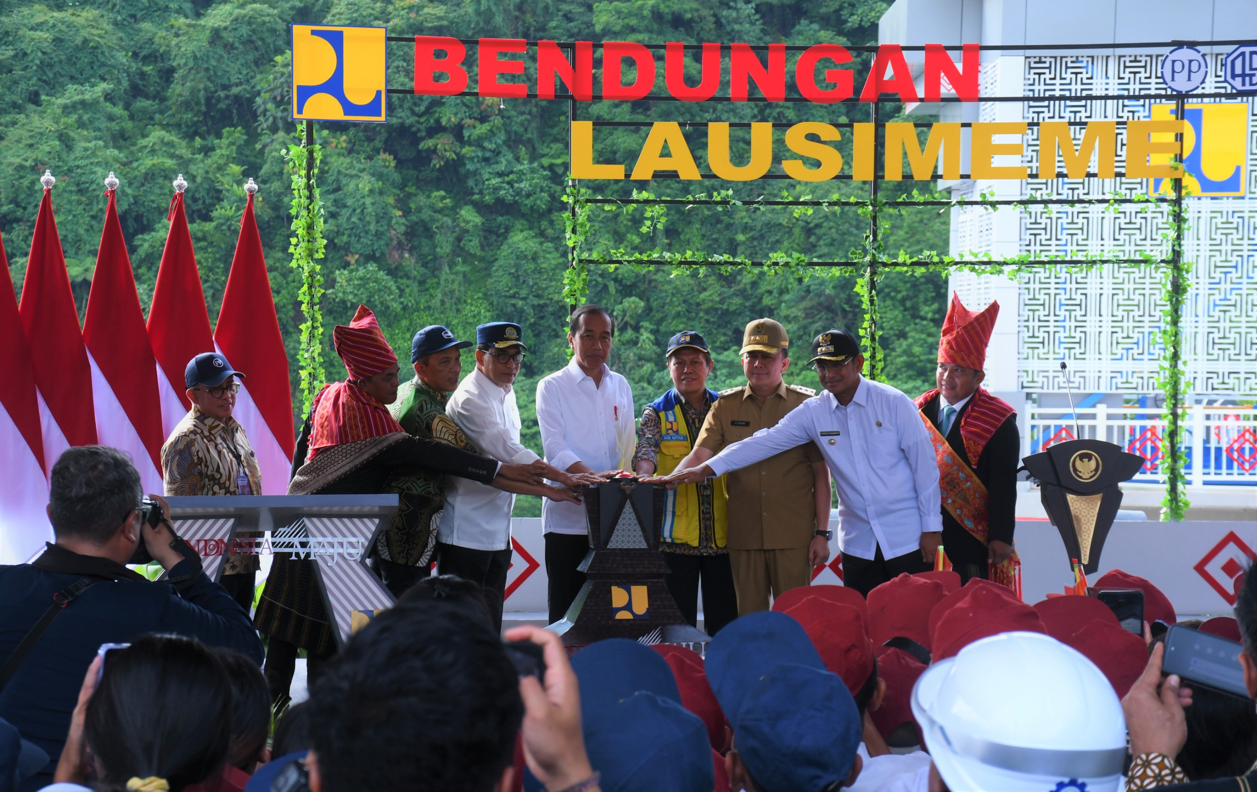 Pangdam I/BB Dampingi Presiden Jokowi Resmikan 2 Proyek Strategis Nasional di Sumut