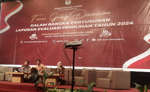 KPU Pekanbaru Gelar FGD: Evaluasi Pemilu 2024 untuk Perbaikan Demokrasi