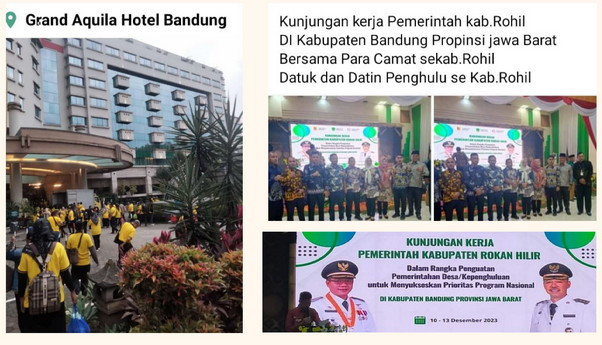 Para Camat & Penghulu se Rohil Malah Kunker ke Bandung