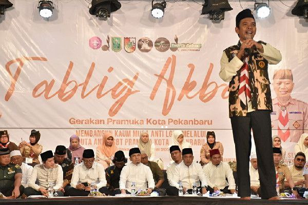 Bersama UAS, Ketua DPRD Pekanbaru Hadiri Deklarasi Anti LGBT