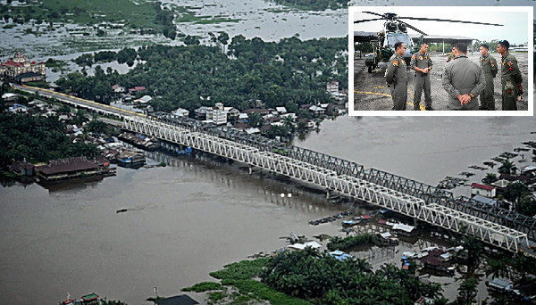 TNI AU Kerahkan Helikopter Pantau Banjir di Pelalawan, Siap Bantu Operasi Kemanusiaan