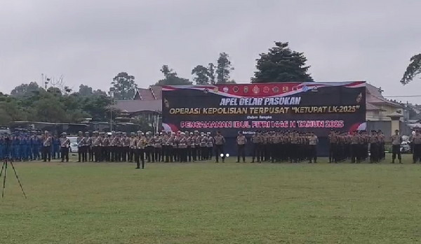 3.452 Personel Gabungan di Riau Amankan Lebaran