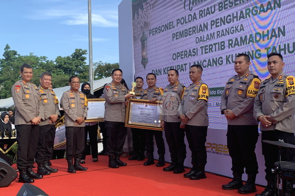 Polres Kampar Terbaik Optimalisasi Ops Ketupat Lancang Kuning 2024