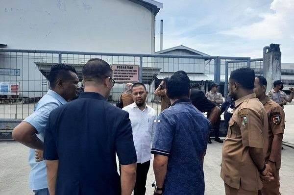 Dugaan Pencemaran Limbah, Komisi IV DPRD Pekanbaru Sidak PT Sumatera Kemasindo