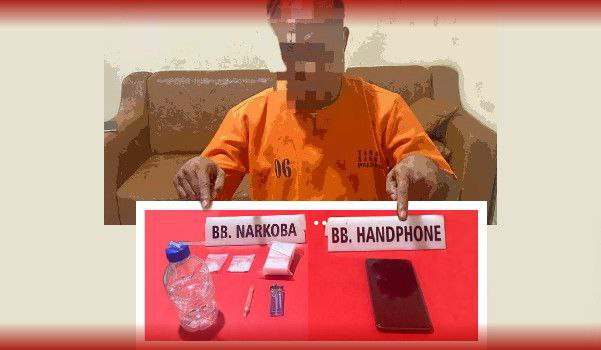 Miliki 2 Paket Narkoba, Warga Kuok Ditangkap Polisi