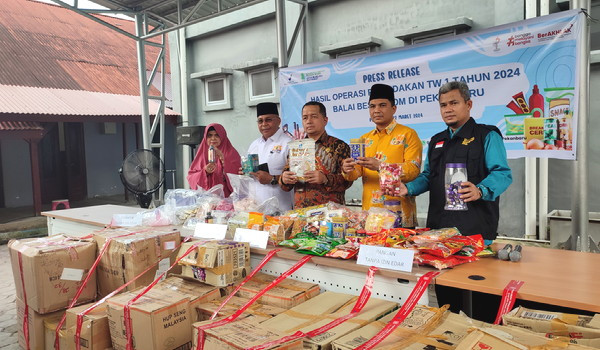 BBPOM Pekanbaru Sita 56.656 Produk Komestik Ilegal senilai Rp1,7 Miliar