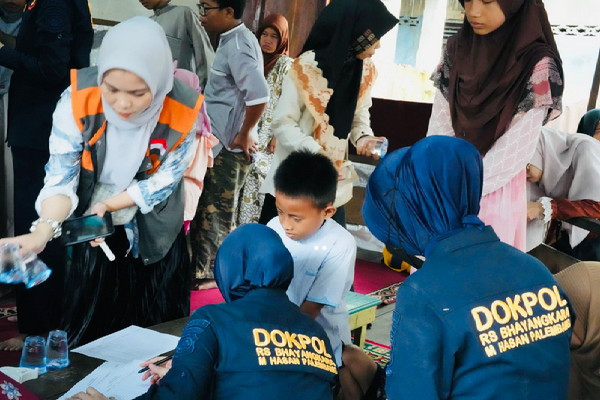 RS Bhayangkara M Hasan Palembang Gelar Bhakti Kesehatan, Libatkan 21 Dokter Spesialis