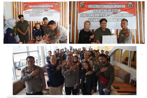 Cegah Informasi Bohong Jelang Pemilu, BidHumas Polda Riau Gandeng Penggiat Medsos