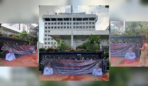 Demo di Kemendagri, GMPR Desak Mendagri Evaluasi Pj. Gubri SF Hariyanto