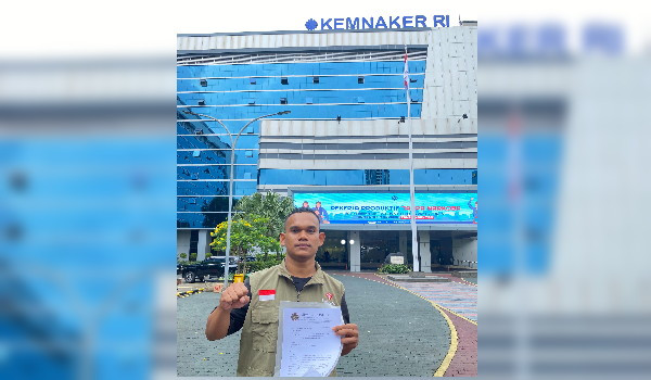 Unjukrasa di Kemnaker, GPMR Desak PT IKPP Bertanggungjawab atas Wafatnya Karyawannya
