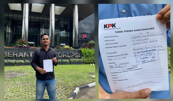 Mahasiswa Laporkan Dugaan Korupsi Dirut RSUD Arifin Achmad Pekanbaru ke KPK