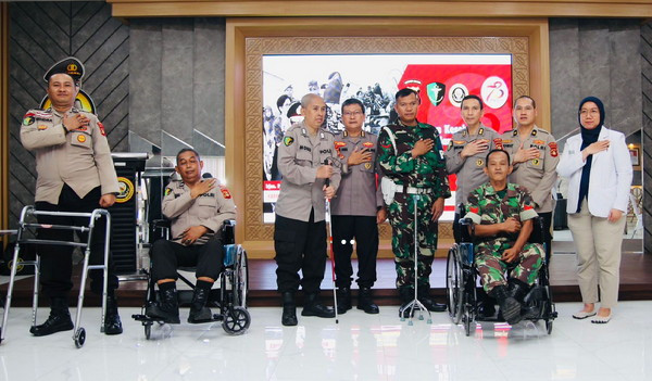 HUT Bhayangkara: Polda Sumsel Beri Pelayanan Kesehatan untuk Personel TNI-Polri Penyandang Disabilitas