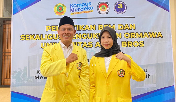 Pengurus BEM Universitas Awal Bros Dilantik