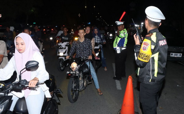 Pawai Takbir Keliling di Kota Bangkinang Berlangsung Meriah