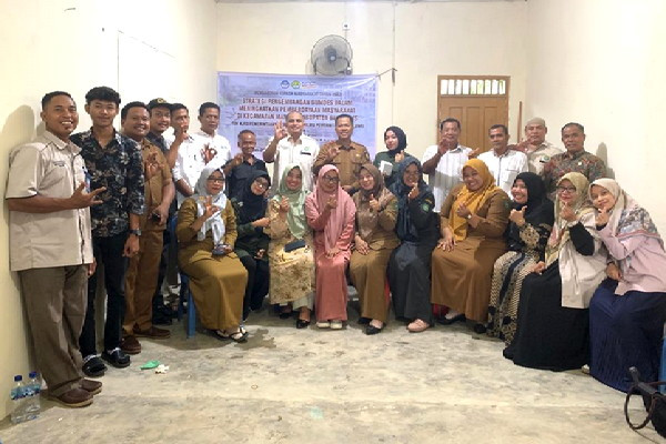 KJFD Pemerintahan Desa FISIP Unri Gelar Giat Pengabdian Masyarakat di Mandau