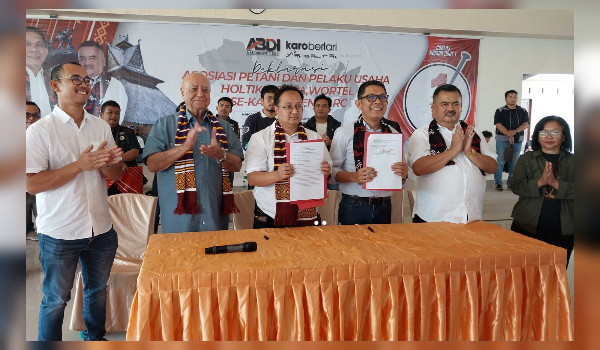 Petani & Pelaku Usaha Holtikultura Wortel se Kabupaten Karo Dukung Paslon nomor urut 1 ABDI