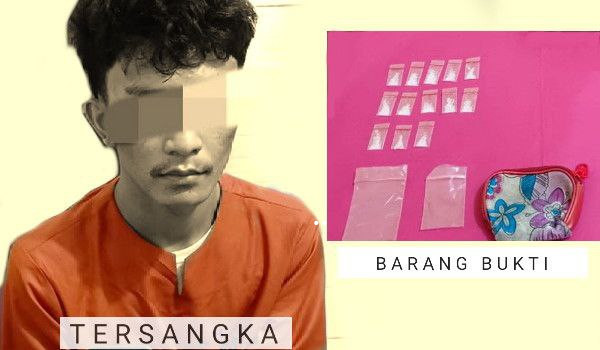 Penjual 13 Paket Sabu di Siak Hulu Bergulat vs Polisi